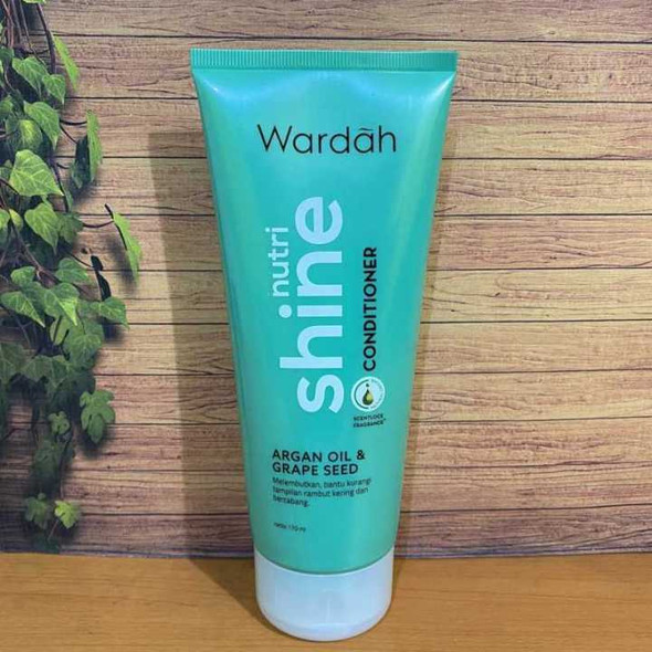 Wardah Nutri Shine Conditioner Argan Oil & Grape Seed, 170ml