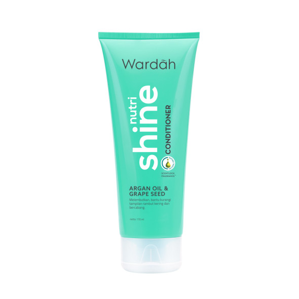 Wardah Nutri Shine Conditioner Argan Oil & Grape Seed, 170ml