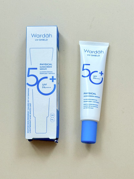 Wardah UV Shield Physical Sunscreen Serum SPF 50+ PA++++, 30ml