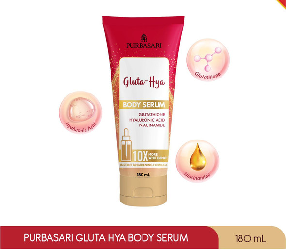 Purbasari Gluta Hya Body Serum, 180 ml Purbasari Gluta Hya Body Serum, 180 ml