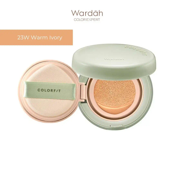 Wardah Colorfit 5D Blur Cloud Cushion 23W Warm Ivory, 15gr