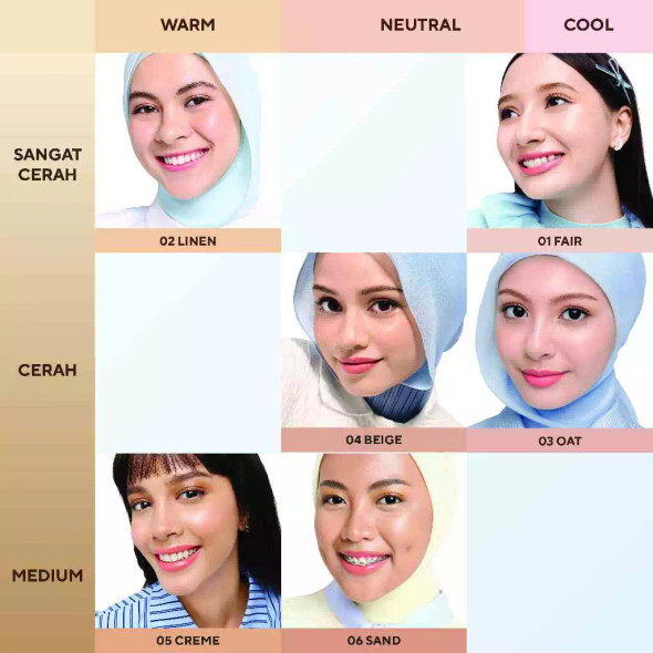 Wardah Lite Skin Filter Cushion 06 Sand, 11gr