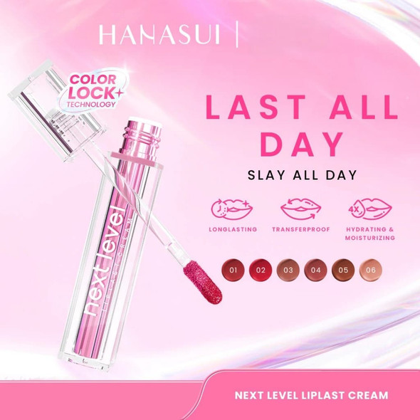 Hanasui Next Level Liplast Cream 06 She-EO, 3g