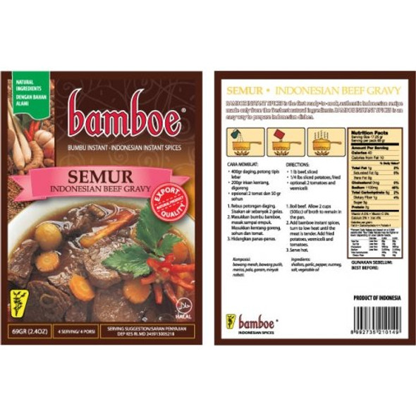 Bamboe Semur - Indonesian Braised Beef/Chicken, 69 Gram