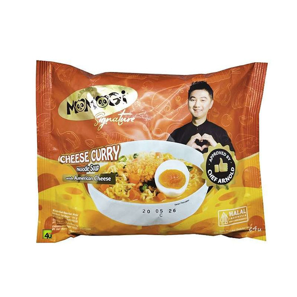 Momogi Signature Cheese Curry Instant Noodles, 110g