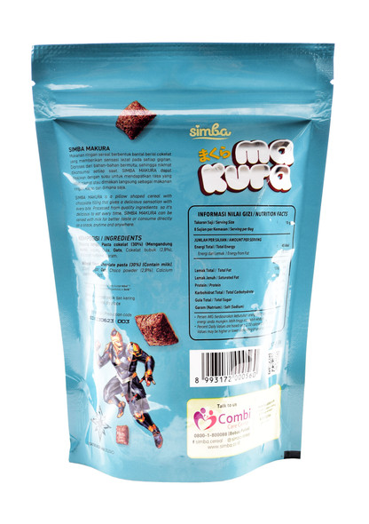 Simba Makura Chocolate Cream-Filled Cereal Pouch, 80gr