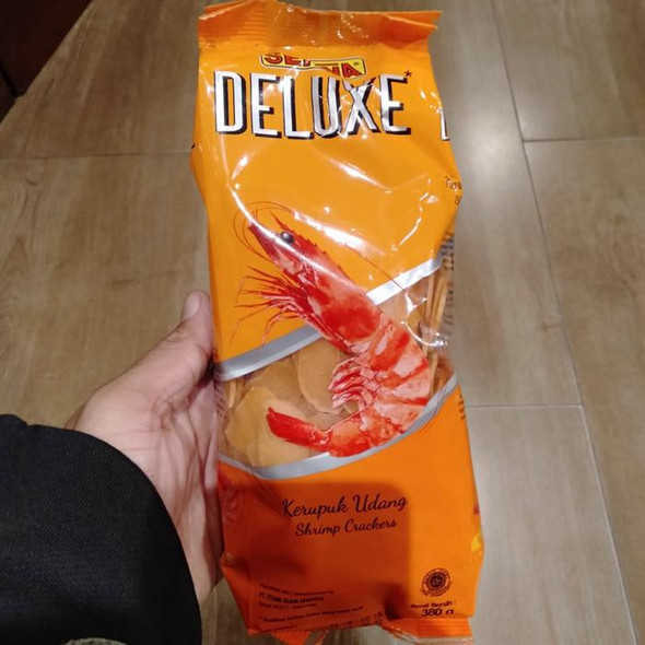 Senna Kerupuk Udang Deluxe (Shrimp Crackers), 380gr Senna Kerupuk Udang Deluxe (Shrimp Crackers), 380gr