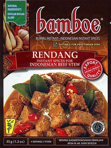 Bamboe Rendang (Indonesian Dry Curry), 50 Gram