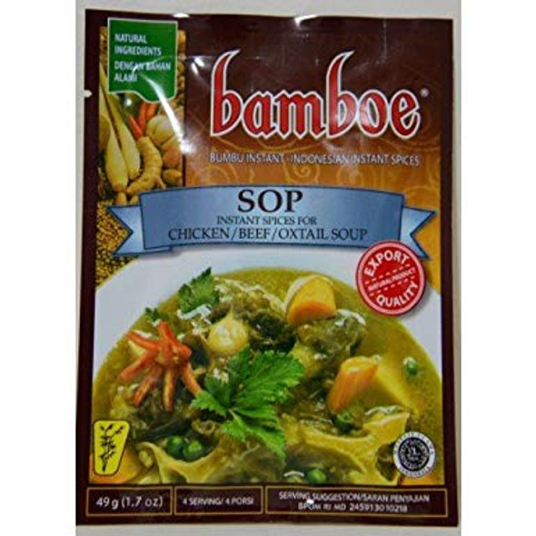 Bamboe SOP (Chicken / Beef / Oxtail Soup Seasoning), 49 Gram