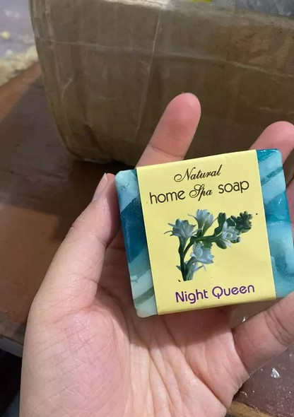 Bali Ayu Nature Natural Soap Texture / Aromatherapy Soap (Night Queen), 50g