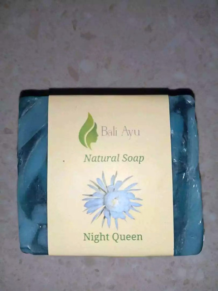 Bali Ayu Nature Natural Soap Texture / Aromatherapy Soap (Night Queen), 50g
