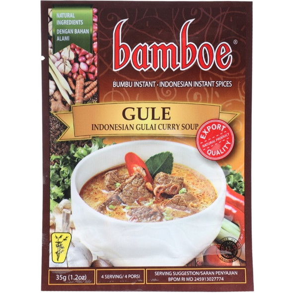 Bamboe Gule - Indonesian Gulai Curry soup, 35 Gram