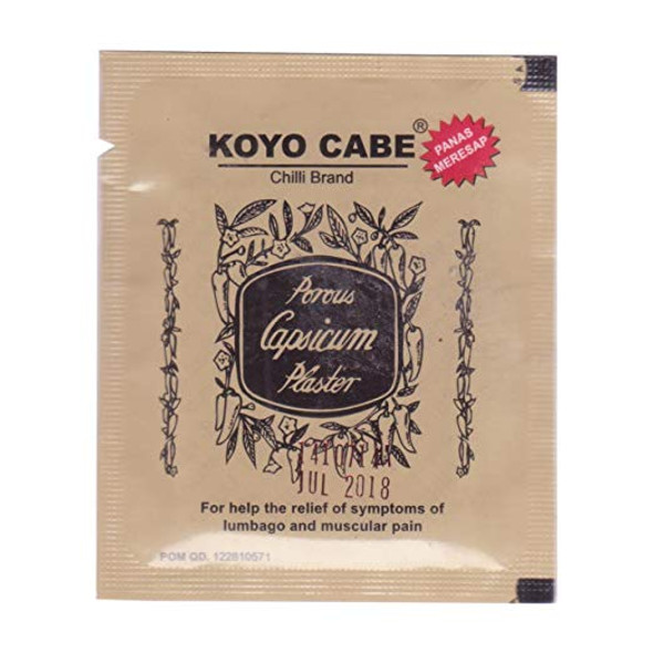 Koyo Cabe Chilli Brand Porous Capsicum Plaster, Single Pack