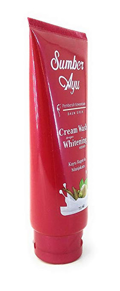 Sumber Ayu Cream Wash Whitening Kayu Rapet & Manjakani, 75ml