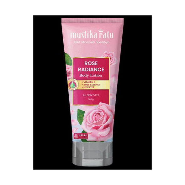 Mustika Ratu Rose Radiance Body Lotion, 200ml