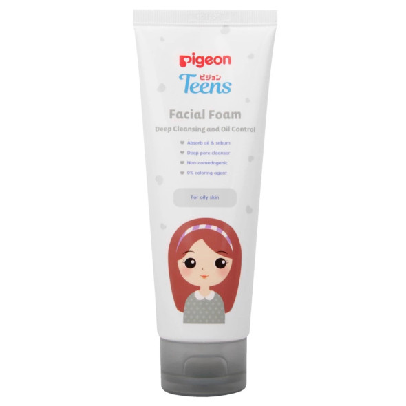 PIGEON TEENS Facial Foam Deep Cleansing & Oil Control, 100ml