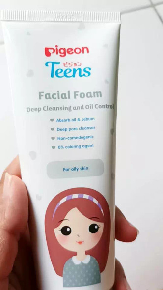 PIGEON TEENS Facial Foam Deep Cleansing & Oil Control, 100ml