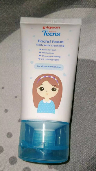 PIGEON TEENS Facial Foam Daily Mild Cleansing, 40ml
