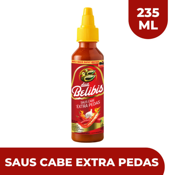 Dua Belibis Saus Cabe Ekstra Pedas, 235ml