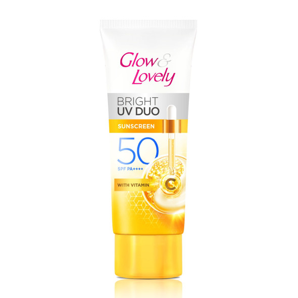 Glow & Lovely Bright Serum Sunscreen Wajah UV Duo SPF 50, 15ml