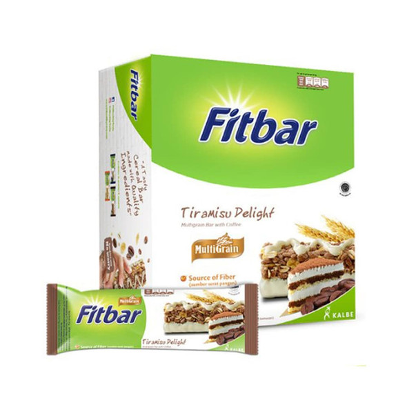 Fitbar Snack Bar Tiramisu Delight, 100g (5ct @ 20g)