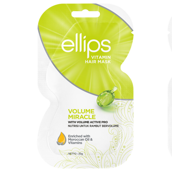 Ellips Hair Mask - Volume Miracle, 20 Gram (Pack of 6)