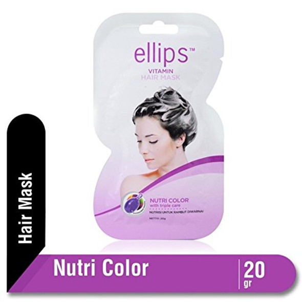 Ellips Hair Mask - Nutri Color, 20 Gram (Pack of 10)