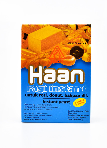 Haan Instant Yeast Sachet, 44gr (@11gr x 4ct)