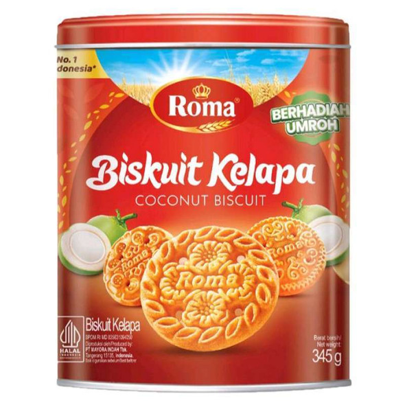 Roma Biskuit Kelapa Jar, 345gr