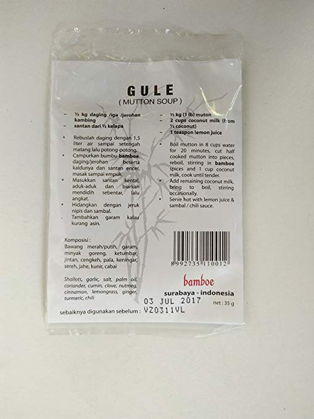 Bamboe Gule (local packaging), 35 Gram