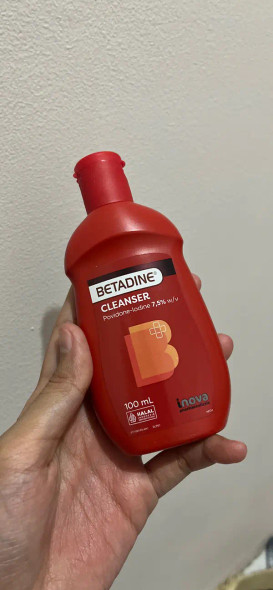 Betadine Skin Cleanser Liquid Soap, 100ml