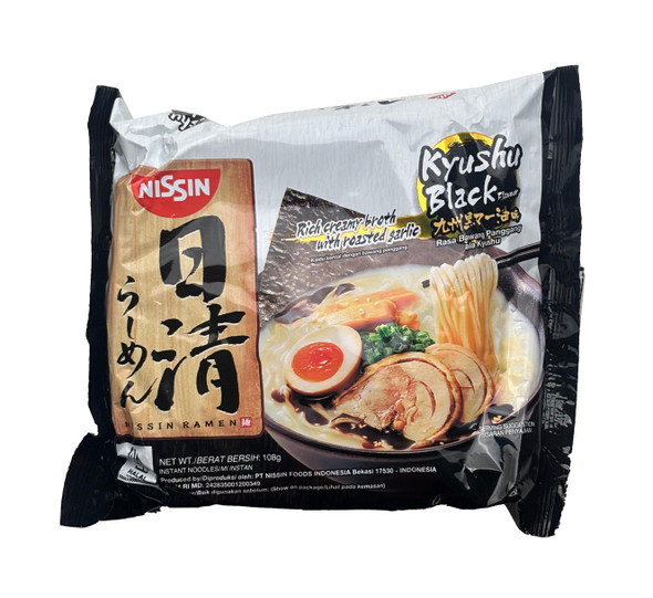 Nissin Japanese Ramen Kyushu Black Roasted Onion Flavor, 108gr