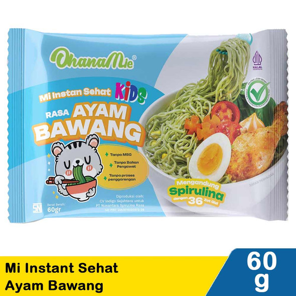 Ohana Mie Mi Instant Sehat Ayam Bawang (Instant Noodles with Onion Chicken), 60gr