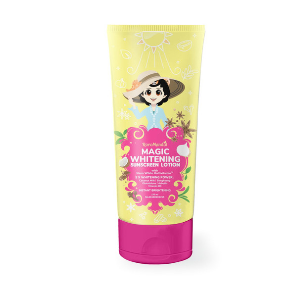 Roro Mendut Magic Brightening Sunscreen Lotion, 150gr