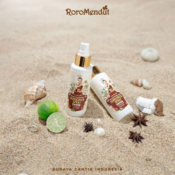 Roro Mendut Rempah Brightening Sunscreen Spray, 100ml