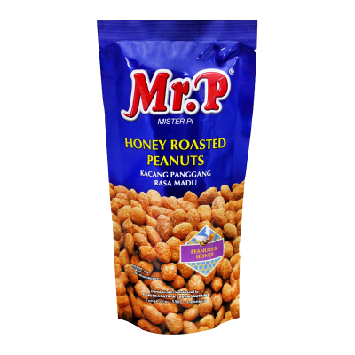Mr. P Kacang Kacang Panggang Madu (Honey Roasted Peanuts), 80gr