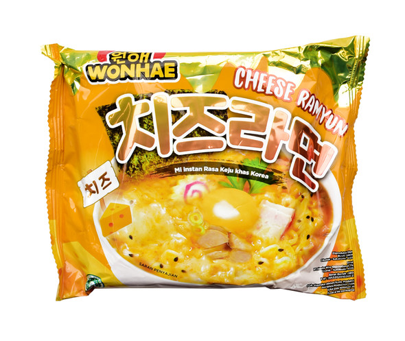 Wonhae Cheese Ramyun Korean Cheese Instant Noodles, 90gr