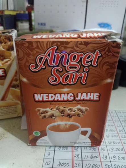 Anget Sari Wedang Jahe, 120gr (@24gr x 5ct)