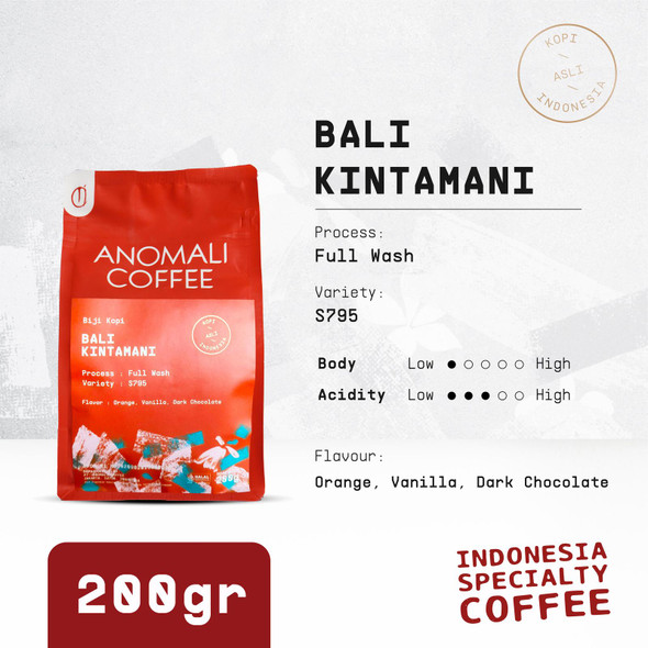 Anomali Coffee Bali Kintamani Coffee Beans, 200gr
