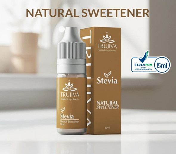 Trujiva Natural Sweetener Stevia, 15 ml