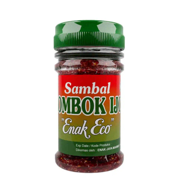 Enak Eco Sambal Lombok Ijo, 150gr