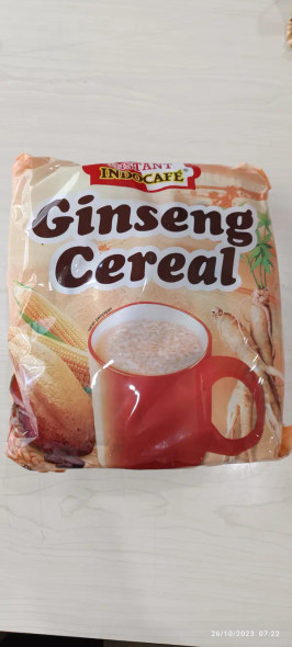 Indocafe Ginseng Cereal, 1050gr (@35gr x 30ct)