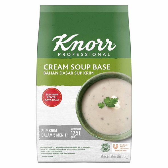 Knorr Bahan Dasar Sup Krim Pouch (Cream Soup Base), 1kg
