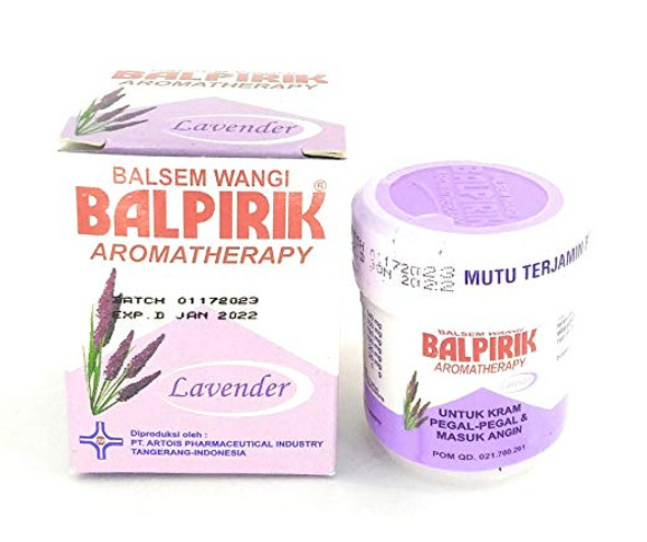 Balpirik Balsem Wangi Aromatherapy Lavender, 20 Gram