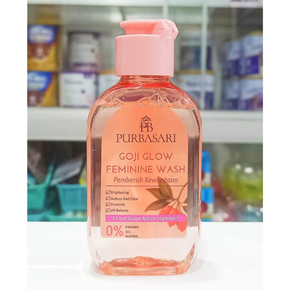 Purbasari Goji Glow Feminine Wash, 100 ml