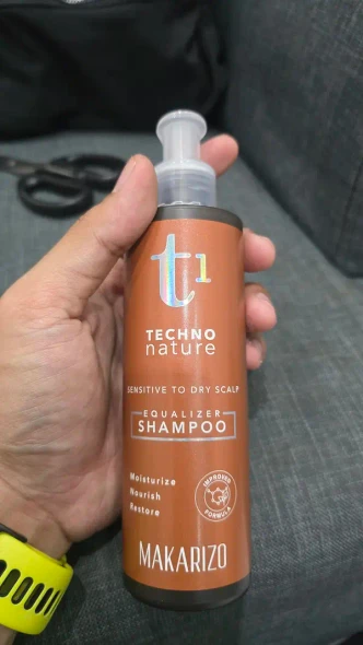 Makarizo T1 Techno Nature Equalizer Shampoo Non-SLS, 180ml