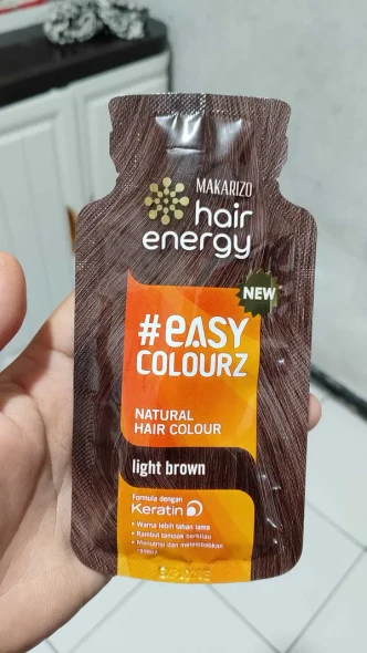 Makarizo Hair Energy Easy Colourz Hair Color Light Brown, 26ml