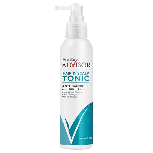 Makarizo Advisor Hair & Scalp Tonic Anti-Dandruff & Hair Fall, 140ml