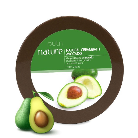 Putri Natural Creambath Avocado, 240 ml