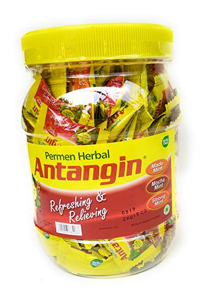 Antangin Herbal Asorted Candy (Ginger, Mint and Honey), 300 Gram